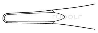RU 5616-34 / Hohlmeißelzange, Dale 35 cm
