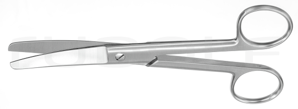 RU 1431-16 / Scissors Doyen, Bl/Bl, Cvd. 16 cm, 6,25"