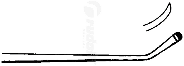 RU 7908-01/03 / Dissektor Fisch, Einfach Gebogen, Rechts, Scharf, 16 cm