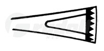 RU 6515-20 / Pinza Intestinal Lockwood, Fenestrada, 8 mm, 20 cm