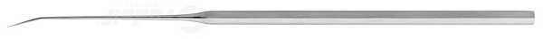 RU 7908-32/01 / Stapes-Elevatorium, Scharf, Abgewinkelt 15°, 12 x 1 mm, 16 cm