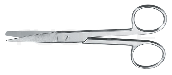 RU 1002-13 / Scissors, Sh/Bl, Str., Fig. 2 13 cm, 5"