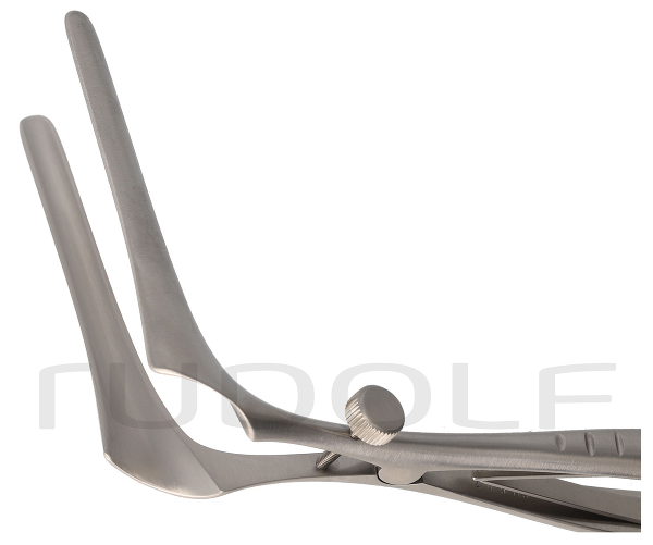 RU 8013-14 / Nasenspekulum Killian-Struycken, Figur 4, 90 mm, Hygienischer Schluss, 14 cm