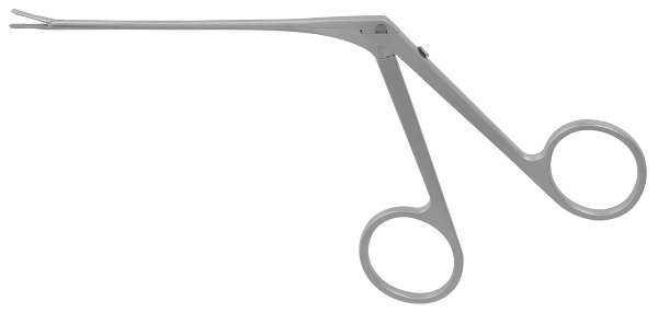 RU 7879-00 / Ear Forceps, Beak-Shaped Jaw, Serrated, Shaft Length 8.5 cm - 3 1/4"
