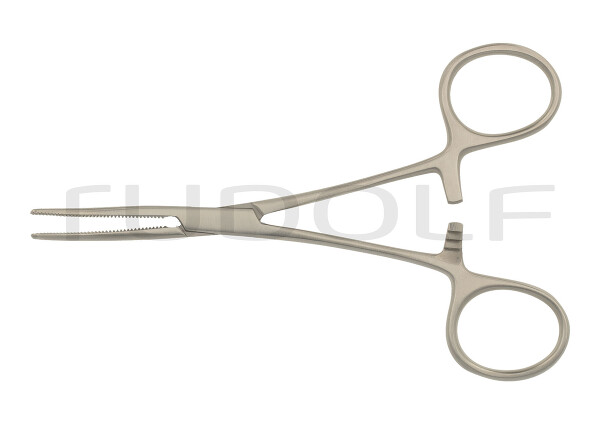 RU 3021-13 / Pinza Emostatica Pean, Delicata, Curva 13,0 cm