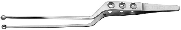 RU 4064-63 / Micro-Pinza, Yasargil, Retta, Baionetta 24,0 cm, 7,0mm