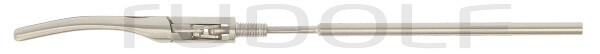 RS000-729 / Inserto Pinza Da Presa Maryland-Debakey Curva, Biarticolata, Atraumatica,Ø 5mm