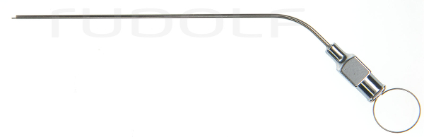 RU 7842-13 / Suction Tube Rosen (House), Curved, LUER-LOCK Cone (Female), O Ø 1.2 mm,