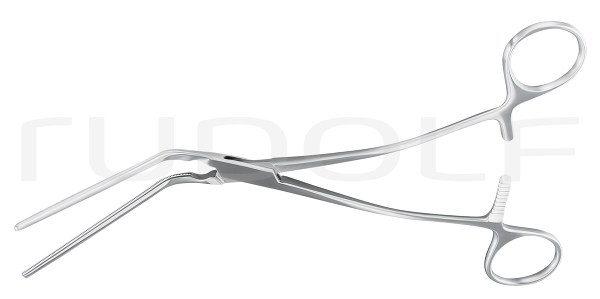 RU 7661-22 / De Bakey Clamp, Atrauma, (L) 23 cm - 9"