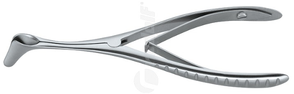 RU 8004-12 / Nasenspekulum Tieck, Figur 2, für Kinder, Hygienischer Schluss, 13 cm