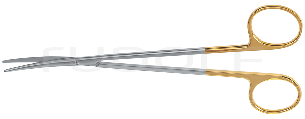 RU 1336-18 / Diss. Scissors Metzenb.-Fino, Cvd., TC 18 cm - 7"