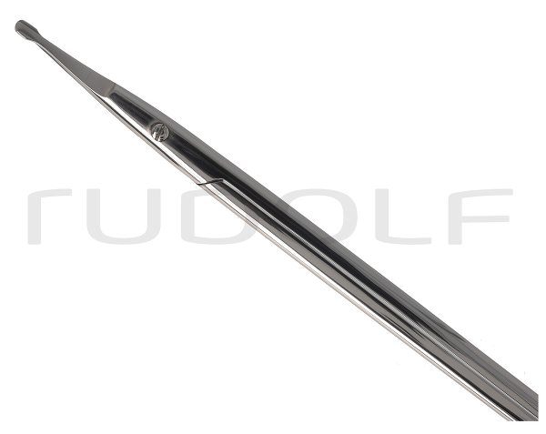 RU 2497-22HP / Dissecting Scissors Strully, Probe- Pointed, 22 cm - 8 3/4", High Polished