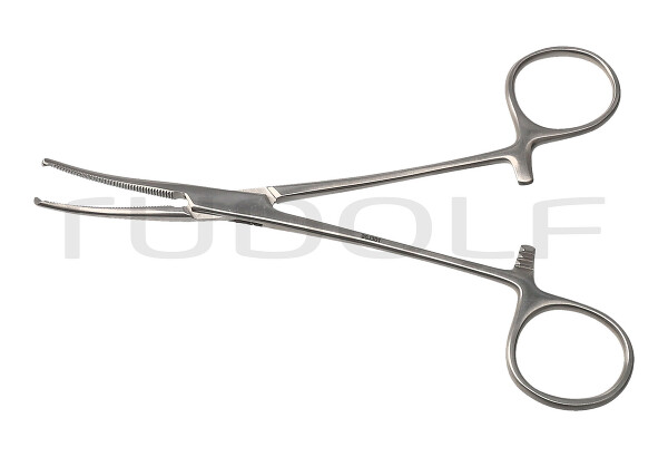 RU 3075-14 / Pinza Emostatica Crile, Curva, 1x2D 14,5 cm