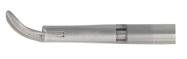 RU 7894-60/04 / Bellucci Micro Scissors, Sh/Sh, Curved Right, 8 cm - 3 1/4", Shaft-Ø 2.0 mm