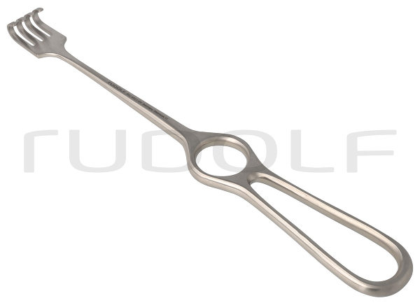 RU 4501-04 / Retractor Volkmann, Blunt, 4 Prongs 22,5 cm
/8 3/4"