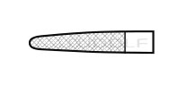 RU 5866-12 / Nadelhalter Castroviejo/Barraquer, ger. TC, m. Sperre, 14cm