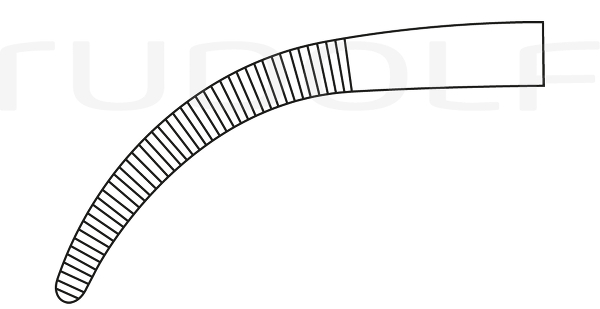 RU 3295-27 / Ligature Fcps Overholt-Geissendörfer, Cvd 27 cm, 10,5"