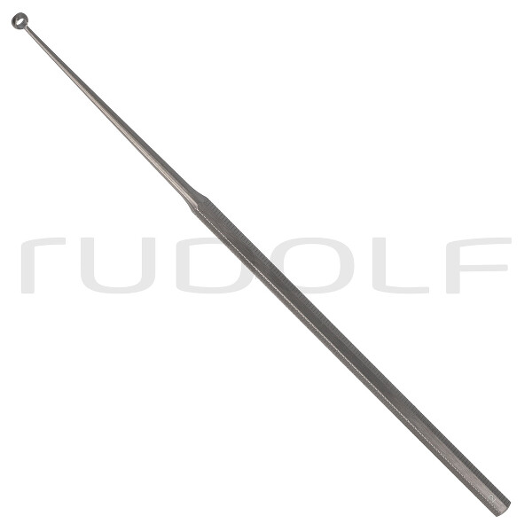 RU 7904-02 / Cureta Buck, Fig. 2,Curva, Aguda, I Ø 2.4 mm, E Ø 3.7 mm, 14.5 cm - 5 3/4"