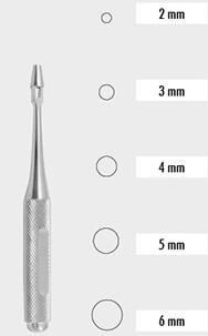 RU 6290-06 / Keyes Cutaneous Punch, 6 mm