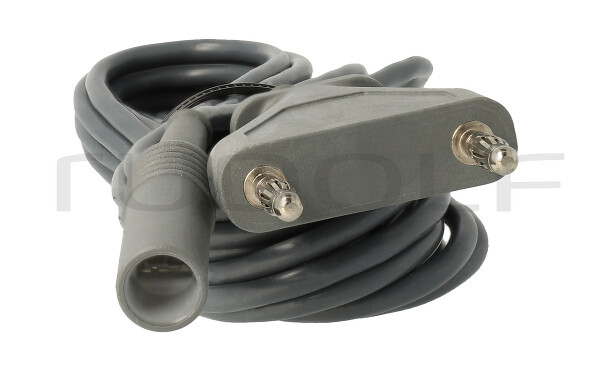 HF310-135 / Cable De Alta Frecuencia Bipolar, 5m Conector Plano, P/Equipos Valleylab/Emc/Lamidey
