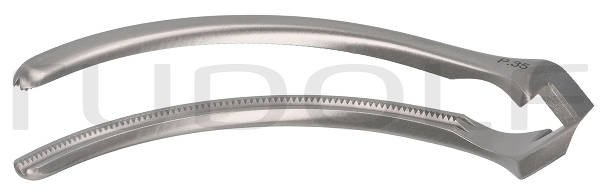 RU 7587-10 / De Bakey Atrauma Bulldog Clamp, Cvd, (L) 9.5 cm - 3 3/4"