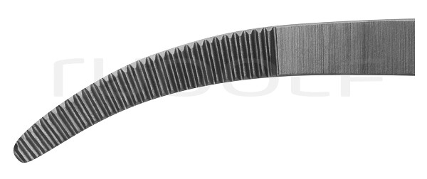 RU 8570-01 / Pince Amygdales Schnidt, Légèrem. Courbée 19 cm