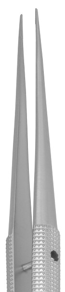 RU 4068-18 / Mikro-Pinzette, ger. Fadenplatte 6x0,4 mm, 18,0 cm