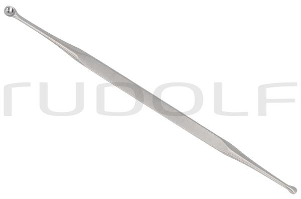 RU 7921-15 / Ear Spoon Jansen, Sharp, Double-Ended, Ø 4.5 mm, Ø 3.5 mm, 15 cm - 6"