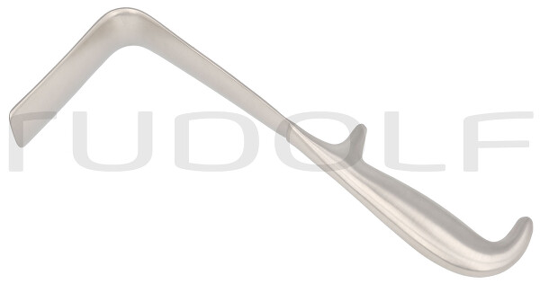 RU 7080-02 / Specolo Vaginale Doyen, Fig. 2, 85x35mm Leggermente Concavo, 24cm