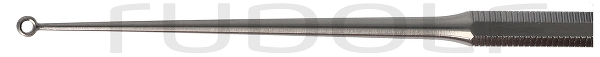 RU 7902-10 / Curette Buck, Figure 0,Straight, Sharp, I Ø 1.5 mm, O Ø 2.7 mm, 14.5 cm - 5 3/4"