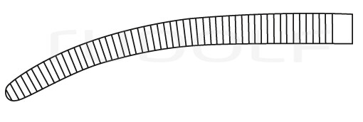 RU 3001-16 / Pinza Emostatica Rochester-Pean, Curva 16,0 cm