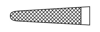 RU 6067-18 / Nadelhalter Langenbeck, TC, ger. 18cm
