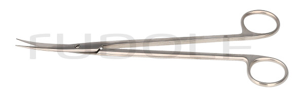 RU 1333-20 / Forbice Metzenbaum, Ac/Ac, Curva 20,0 cm