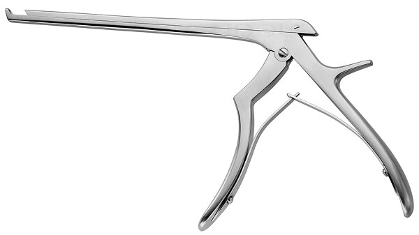 RU 6453-01C / Rongeur Kerrison, Cutting Upwards 40° Standard, Ceramic Coated, 1mm, 20cm, 8"