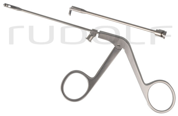 RU 8112-52 / Pinza Sacabocados Del Seno Maxilar Retrocortante Hacia La Izquierda 1,5 mm, Lu 10 cm, Con LUER-LOCK