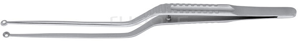 RU 4078-02 / Pinza Da Presa Yasargil Per Tumori Dentellato, Retta, 22,0 cm, 5 mm