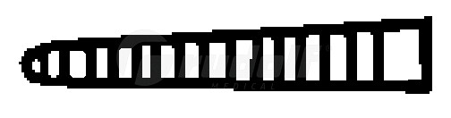 RU 8111-02 / Micro-Pinzas P. Coger, Finas, 4.5x0.9mm,