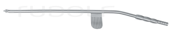RU 6429-30 / Suction Raspatory, 20 cm, 4 mm, Sharp