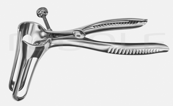 RU 6593-15 / Espéculo Rectal Sims, Fenestrado, 15cm
