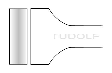 RU 5317-63 / Pestle, 6.4 x 19 mm, (L) 25 cm - 10"
