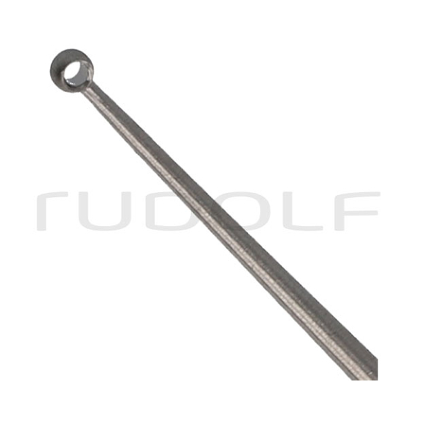 RU 7904-20 / Curette Buck, Figure 00,Curved, Sharp, I Ø 1.15 mm, O Ø 2 mm, 14.5 cm - 5 3/4"