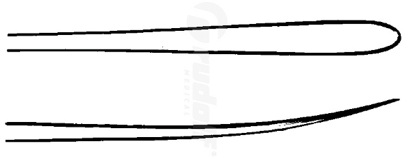 RU 6352-03 / Dissecteur Sachs, Mousse 21 cm
