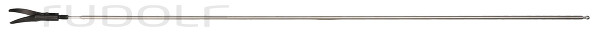 RS000-590CC / Inserto Forbice, Metzenbaum, Standard, Ceramiz., Curva Sin., Biarticolata,Ø5mm