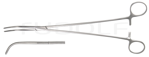 RU 3299-09 / Ligature Forceps Overholt, Fine, Fig. 1 29,5 cm, 11 1/2"