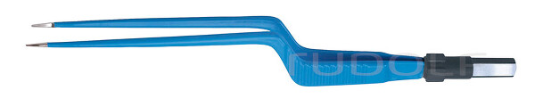 HF520-019 / Bipolar Forceps, Flat Plug, Bayonett, 18cm - 7", 0,60mm, Standard Umax 500 Vp