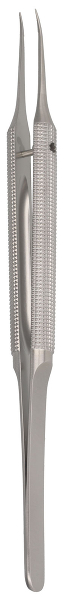 RU 4069-15 / Mikro-Pinzette, geb. Fadenplatte 6x0,4 mm, 15,0 cm