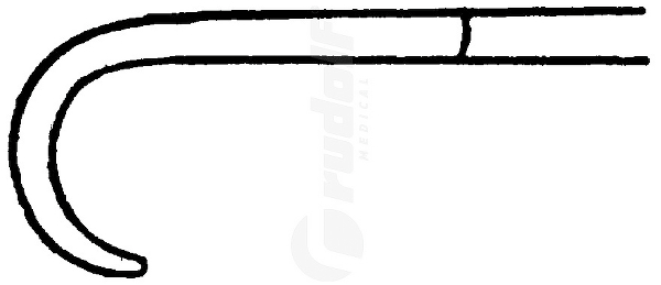 RU 4473-02 / Wundhaken Volkmann, Stumpf, 2Z. 11,5 cm
