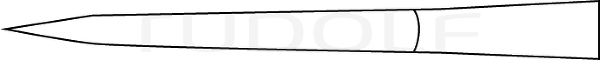 RU 5300-10 / Osteotom, Gerade, 10 mm, 13,5 cm