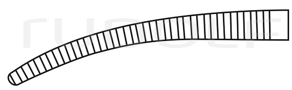 RU 3021-13 / Pinza Emostatica Pean, Delicata, Curva 13,0 cm