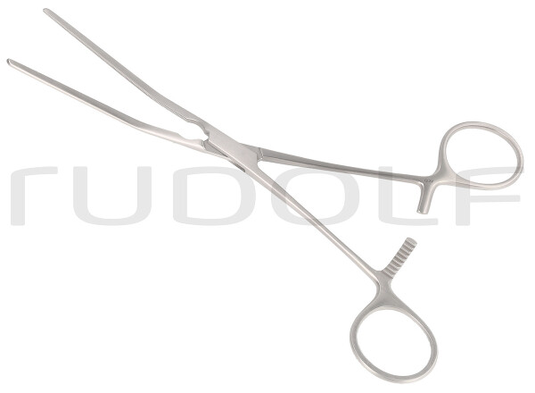 RU 7610-02 / Pinza Cardiovascolare Leland-Jones Angolata, 19,5cm